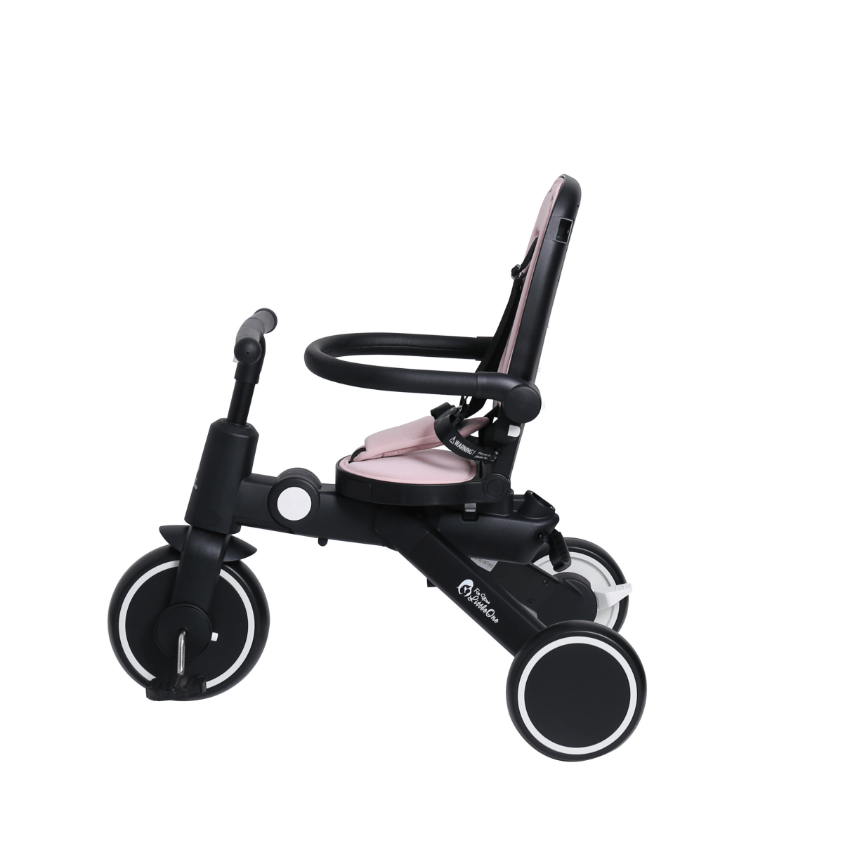 Foryourlittleone Xplor 6 in 1 Foldable Trike - Pastel Pink (10m-4y)