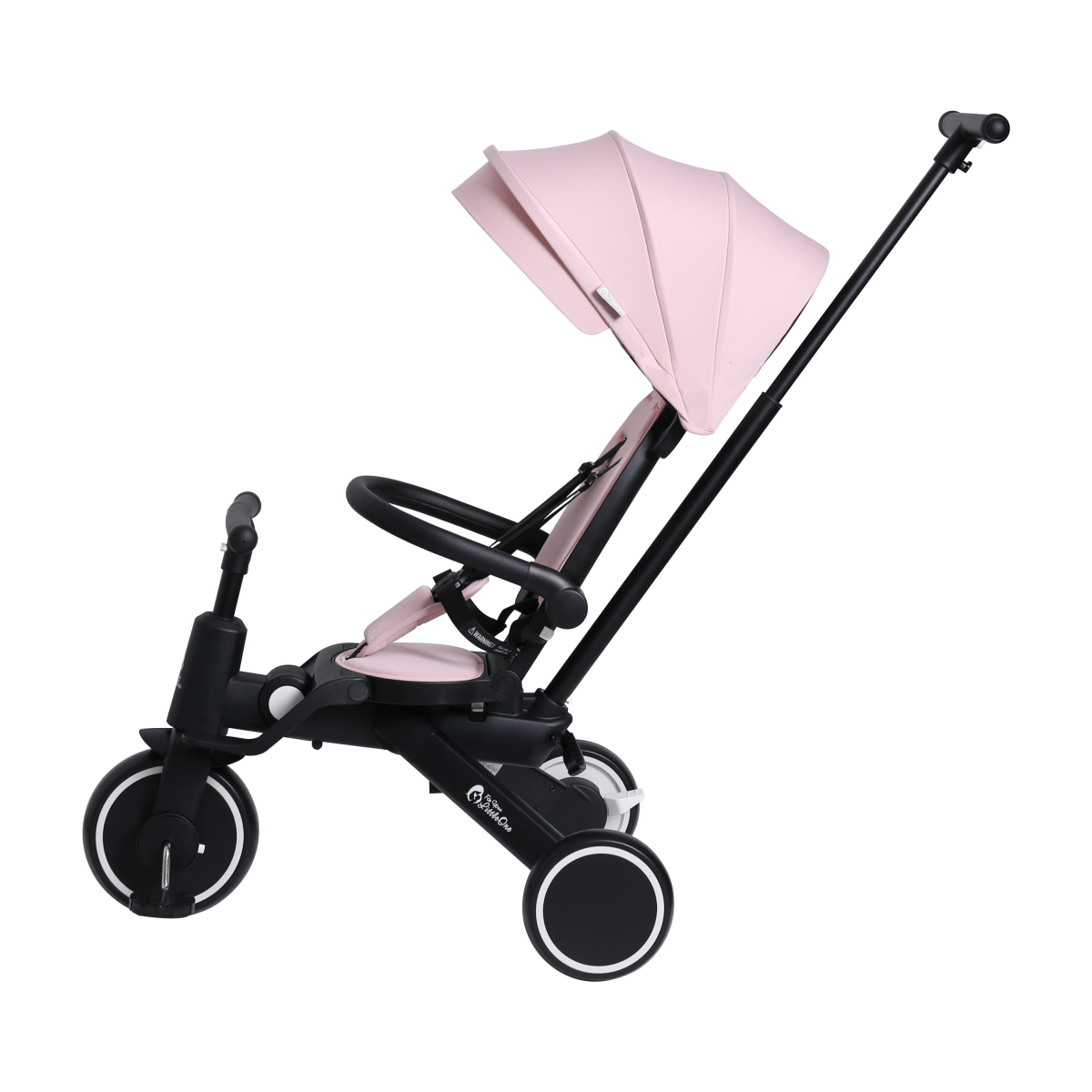 Foryourlittleone Xplor 6 in 1 Foldable Trike - Pastel Pink (10m-4y)