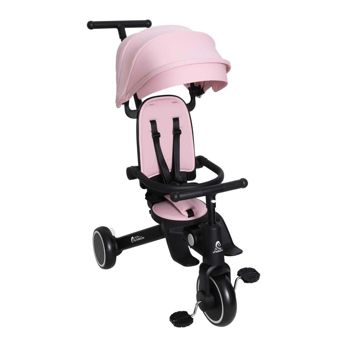 Foryourlittleone Xplor 6 in 1 Foldable Trike - Pastel Pink (10m-4y)