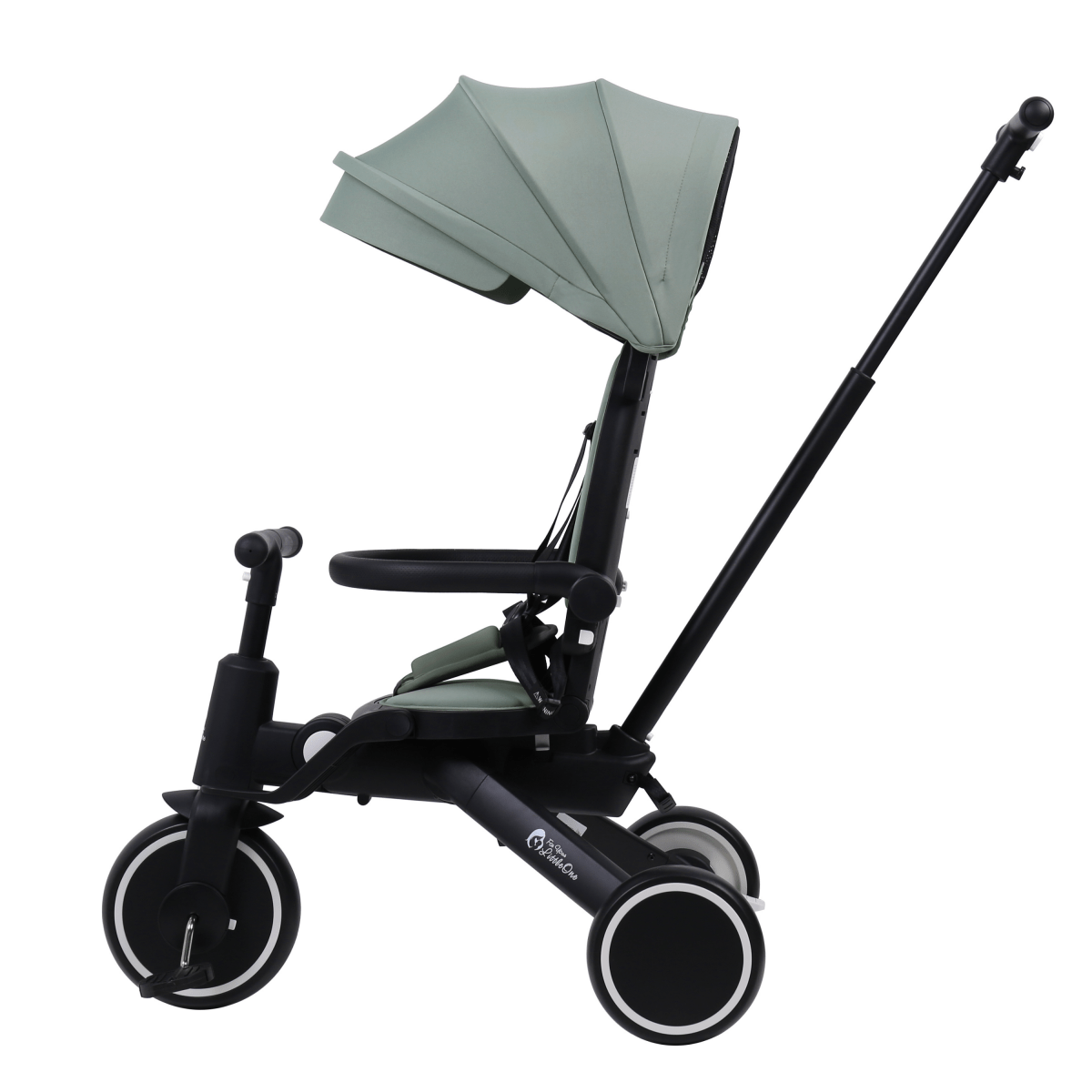 Foryourlittleone Xplor Plus 6 in 1 Foldable Trike - Green (10m-4y)