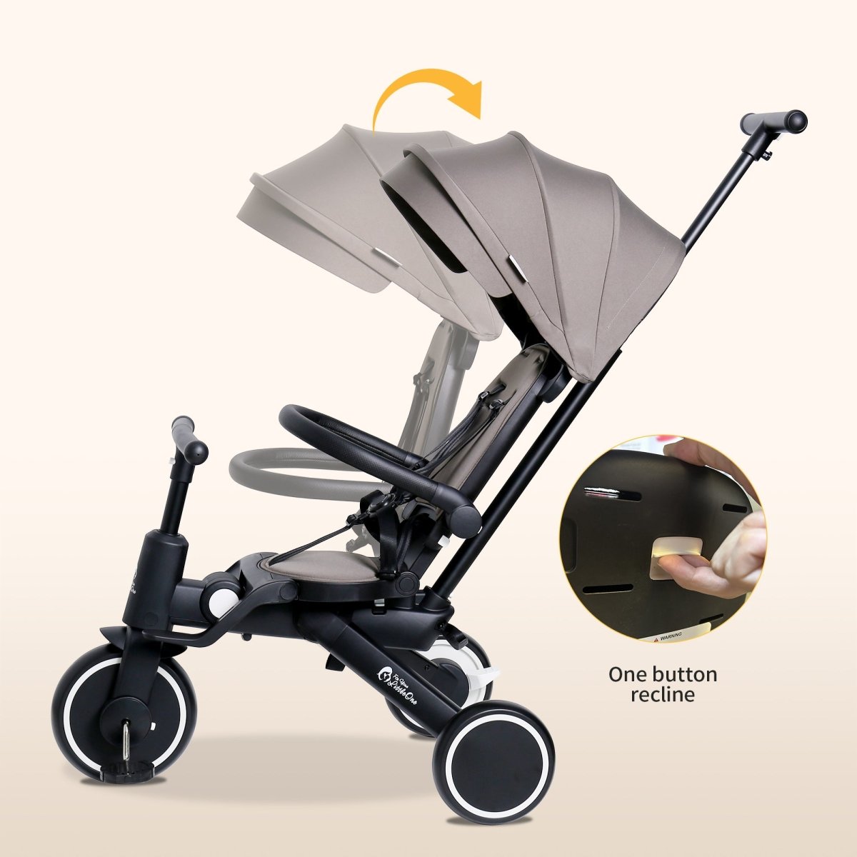 Foryourlittleone Xplor Plus 6 in 1 Foldable Trike - Green (10m-4y)