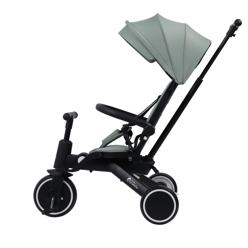 Foryourlittleone Xplor Plus 6 in 1 Foldable Trike - Green (10m-4y)