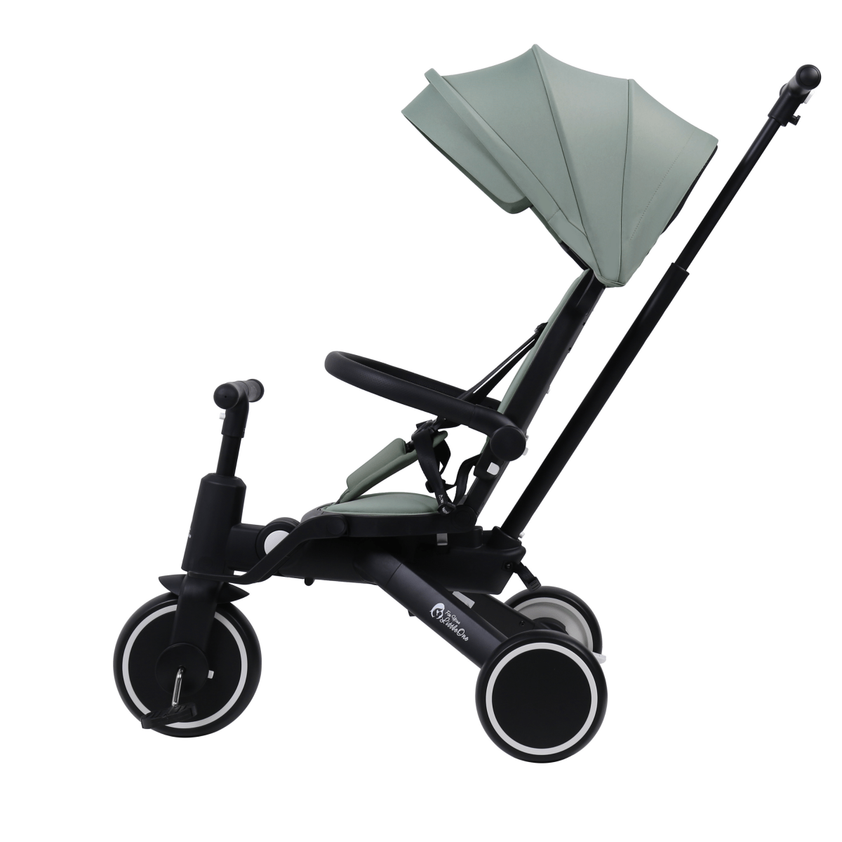 Foryourlittleone Xplor Plus 6 in 1 Foldable Trike - Green (10m-4y)