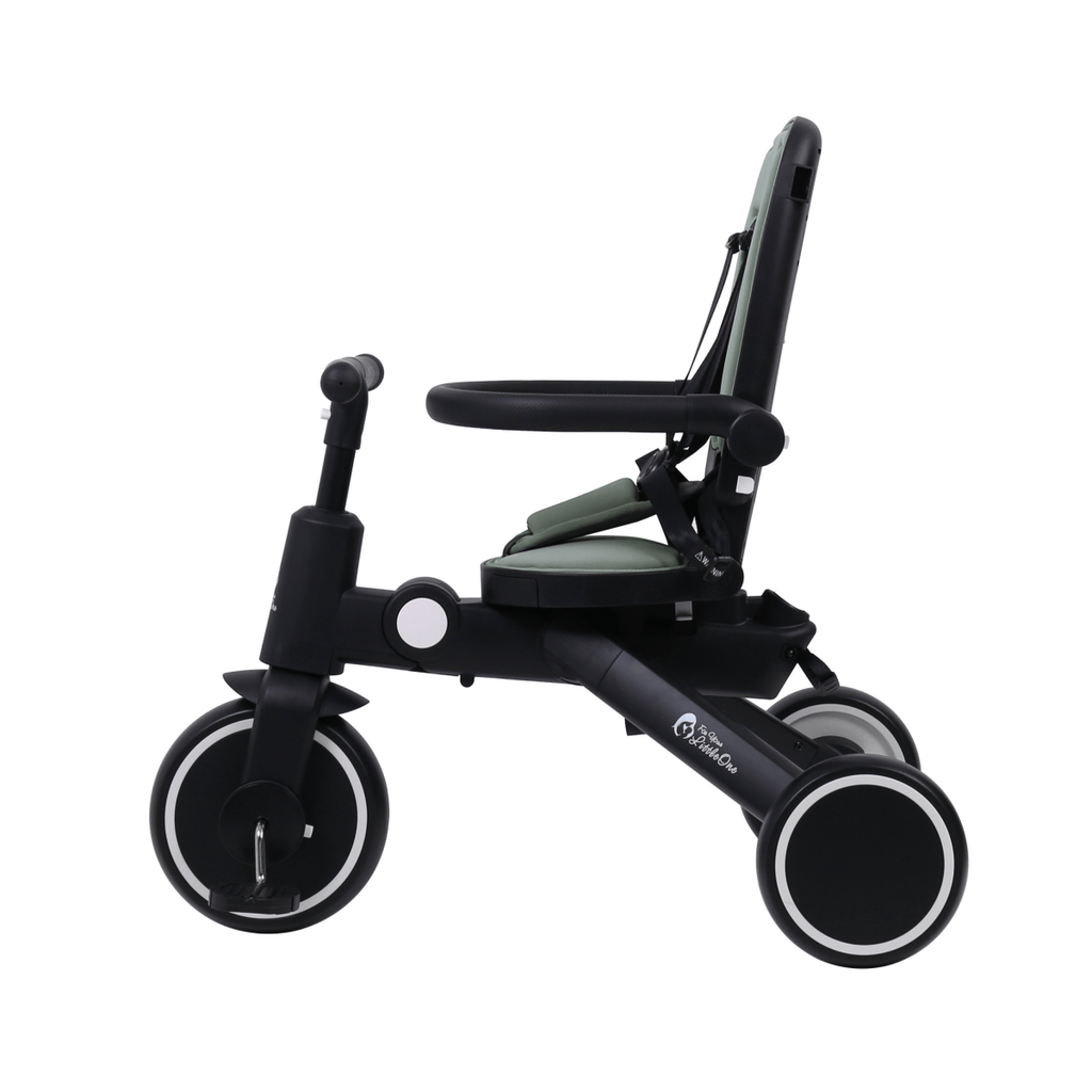 Foryourlittleone Xplor Plus 6 in 1 Foldable Trike - Green (10m-4y)