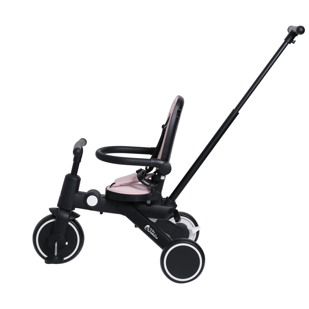 Foryourlittleone Xplor Plus 6 in 1 Foldable Trike - Pastel Pink (10m-4y) - Trikes