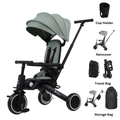 Foryourlittleone Xplor Ultimate 6 in 1 Foldable Trike - Green (10m-4y)