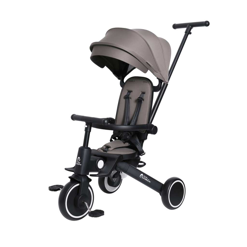 Foryourlittleone Xplor Ultimate 6 in 1 Foldable Trike - Grey Olive (10m-4y) - Trikes