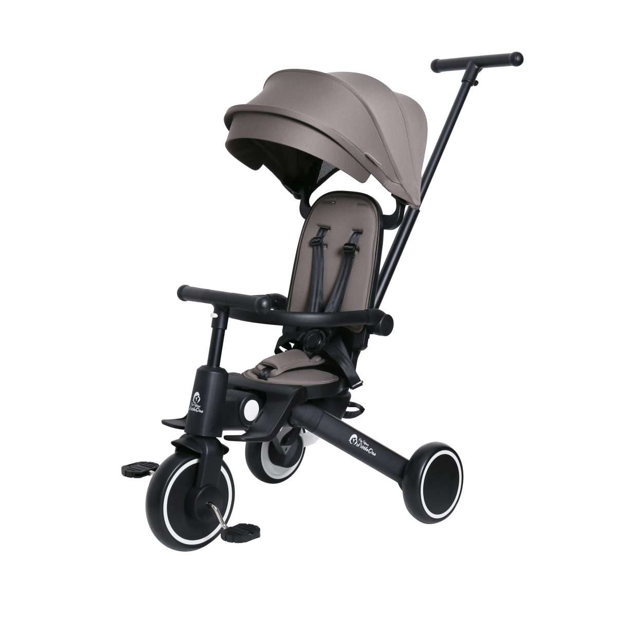 Foryourlittleone Xplor Ultimate 6 in 1 Foldable Trike - Grey Olive (10m-4y) - Trikes