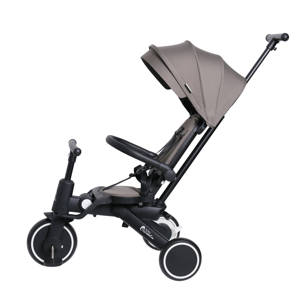 Foryourlittleone Xplor Ultimate 6 in 1 Foldable Trike - Grey Olive (10m-4y) - Trikes