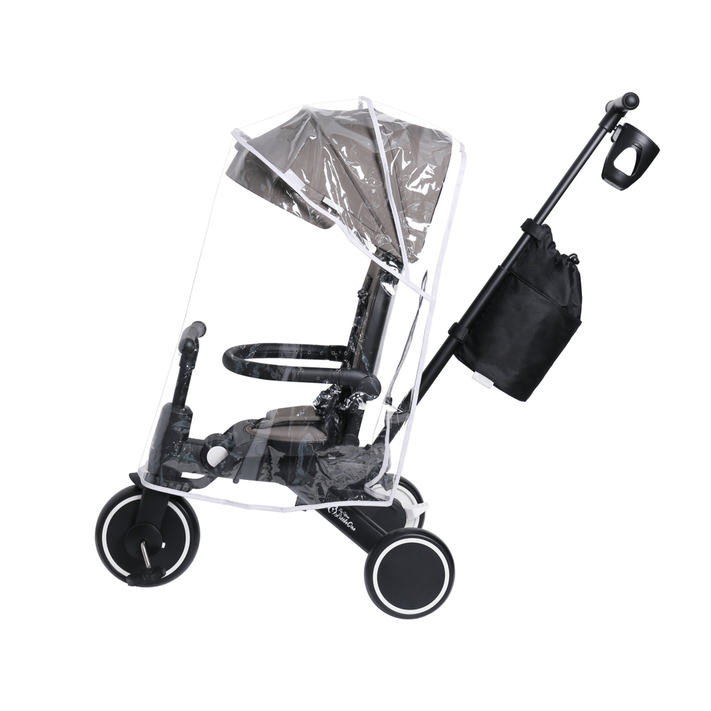 Foryourlittleone Xplor Ultimate 6 in 1 Foldable Trike - Grey Olive (10m-4y) - Trikes