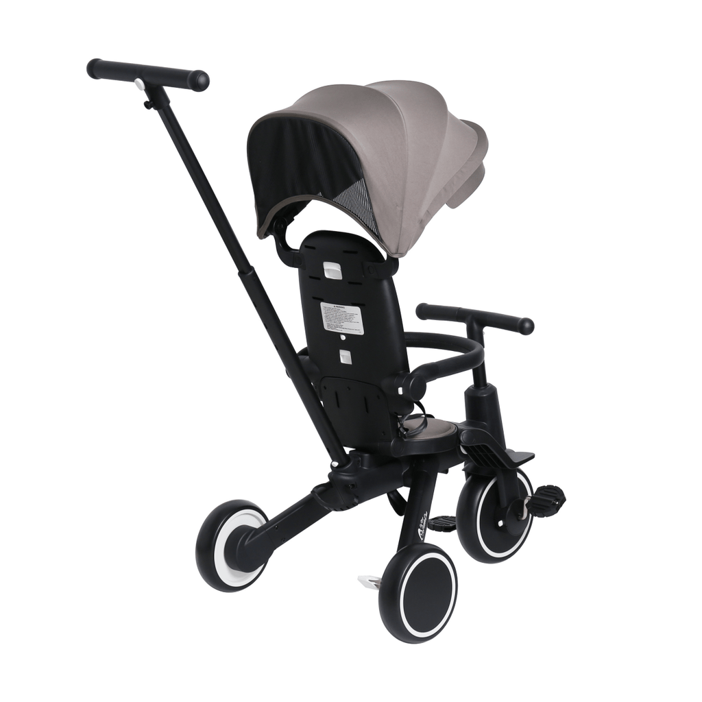 Foryourlittleone Xplor Plus 6 in 1 Foldable Trike - Grey Olive (10m-4y)