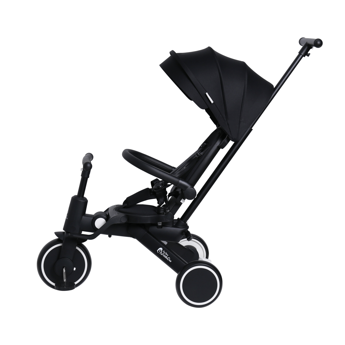 Foryourlittleone Xplor Ultimate 6 in 1 Foldable Trike - Jet Black (10m-4y)