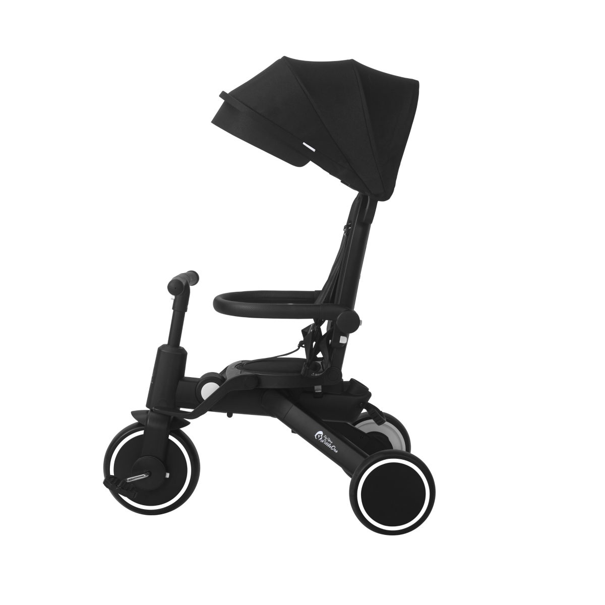 Foryourlittleone Xplor Plus 6 in 1 Foldable Trike - Jet Black (10m-4y)