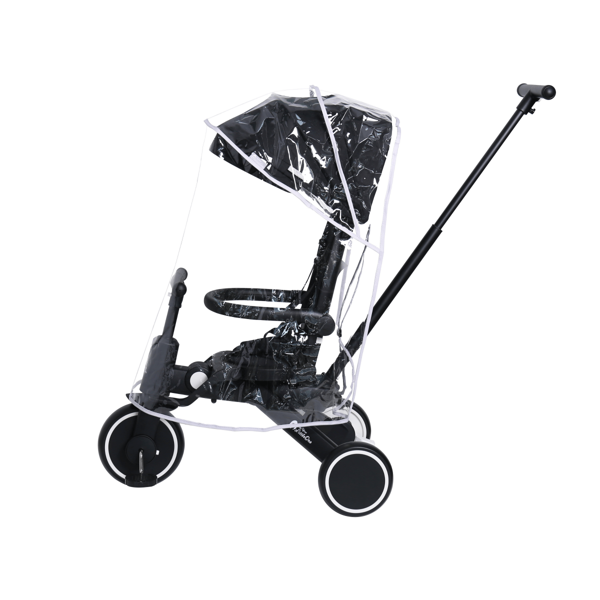 Foryourlittleone Xplor Ultimate 6 in 1 Foldable Trike - Jet Black (10m-4y)