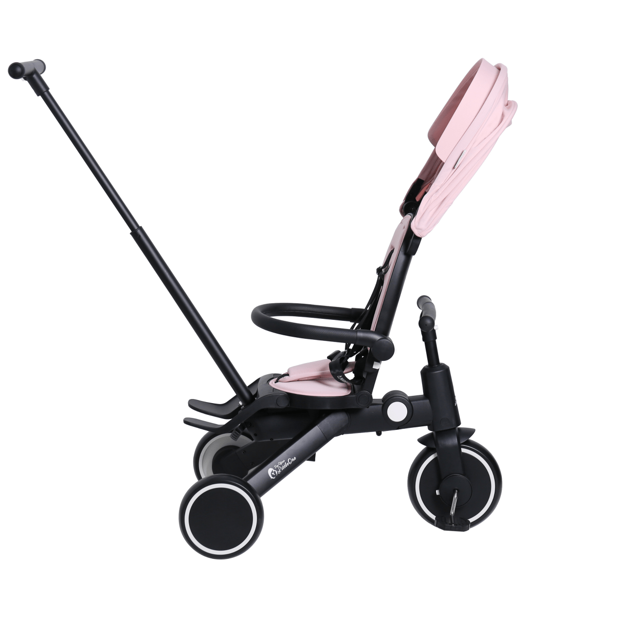 Foryourlittleone Xplor Plus 6 in 1 Foldable Trike - Pastel Pink (10m-4y)