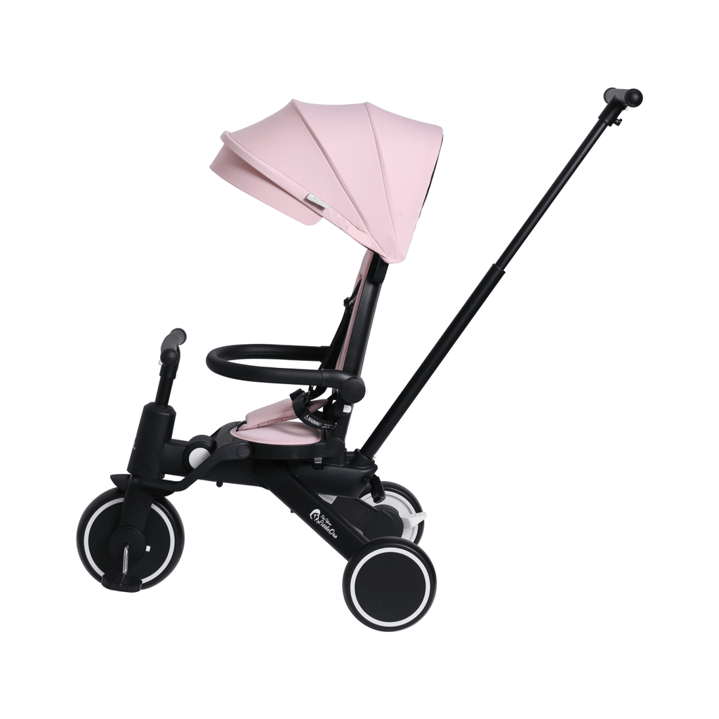Foryourlittleone Xplor Ultimate 6 in 1 Foldable Trike - Pastel Pink (10m-4y)