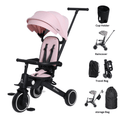 Foryourlittleone Xplor Ultimate 6 in 1 Foldable Trike - Pastel Pink (10m-4y)