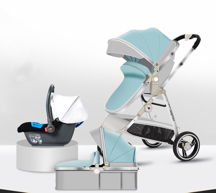 Full Moon Baby Gift High-end Gifts For Newborn Babies - Lake Blue twoinone