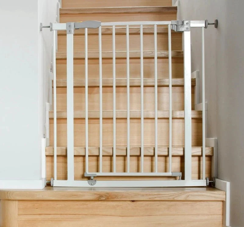 FYLO Baby Safety Stair Gate Pressure Fit Extra Wide - White