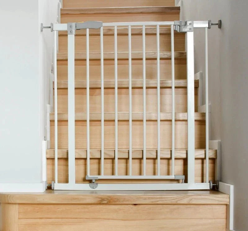 FYLO Baby Safety Stair Gate Pressure Fit Extra Wide - White-8
