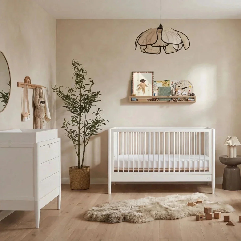Gaia Baby Eos Dresser - All White - All White - Chests of Drawers
