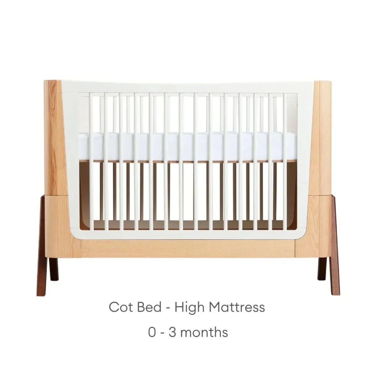 Gaia Baby Hera 2 Piece Room Set - Natural/Walnut - Natural/Walnut - 2 Piece Furniture Sets