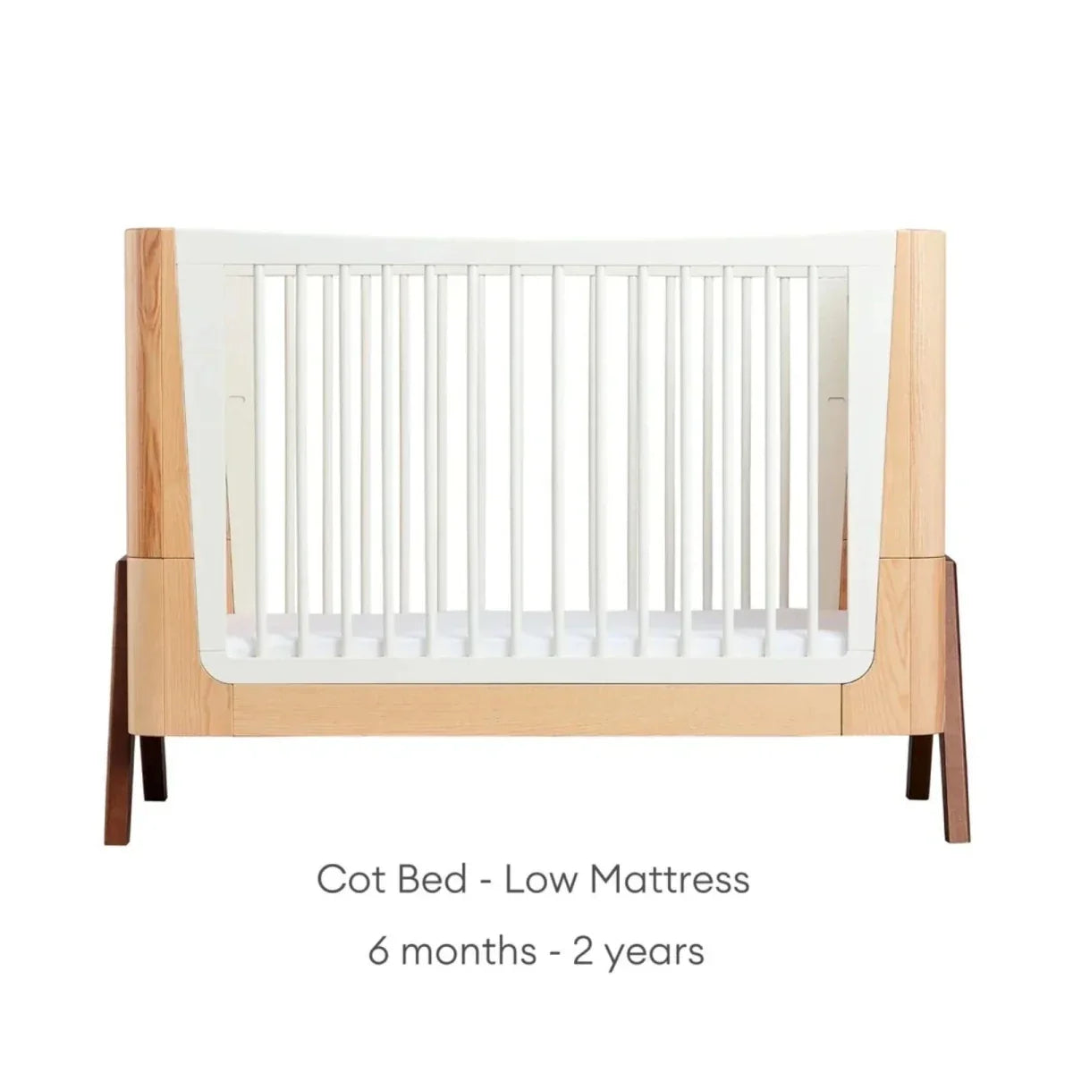 Gaia Baby Hera 2 Piece Room Set - Natural/Walnut - Natural/Walnut - 2 Piece Furniture Sets