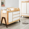 Gaia Baby Hera Dresser - Natural/Walnut - Natural/Walnut - Chests of Drawers