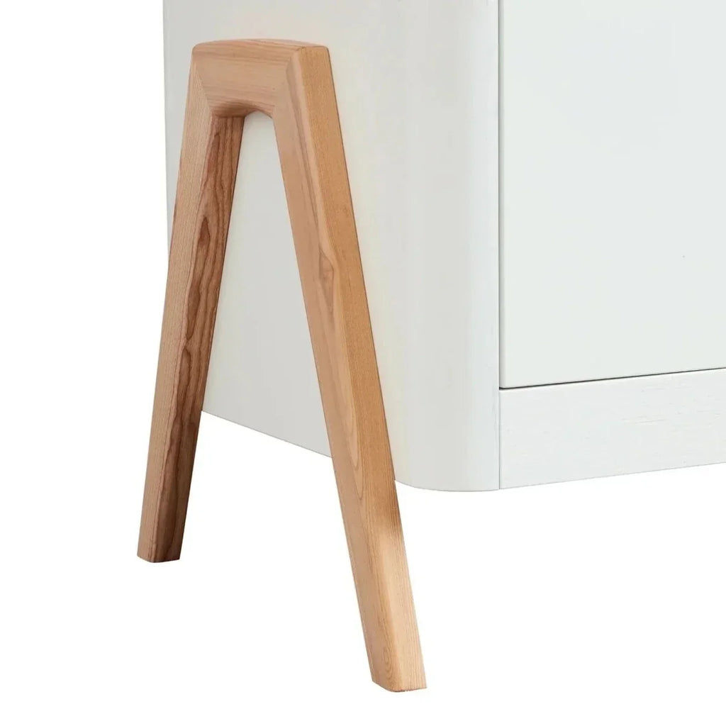 Gaia Baby Hera Dresser - Scandi White/Natural - Scandi White/Natural - Chests of Drawers