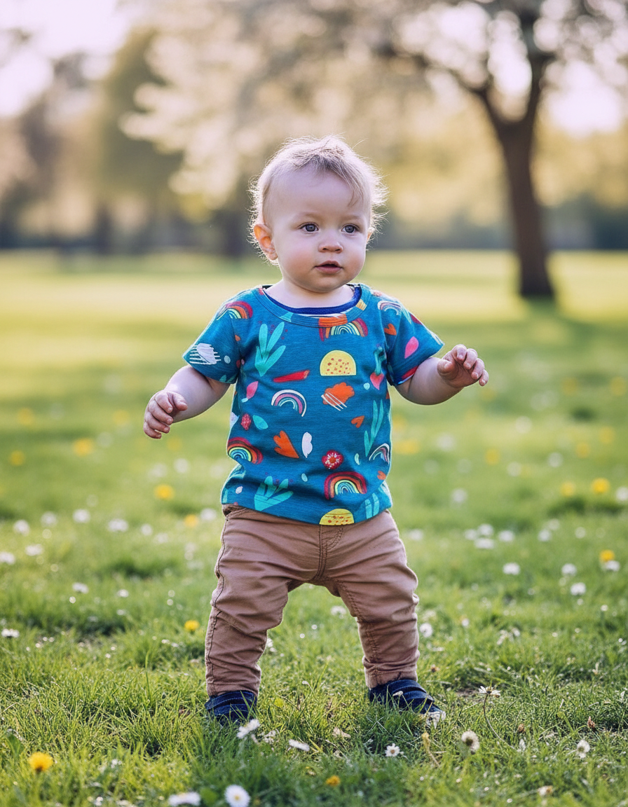 Sophie Kid Cotton T-Shirt Top | Unisex Toddler-0