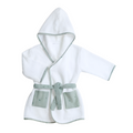 Gloop Organic Cotton Bath Robe 0-12 Months – Organic Green - Towel / Robe