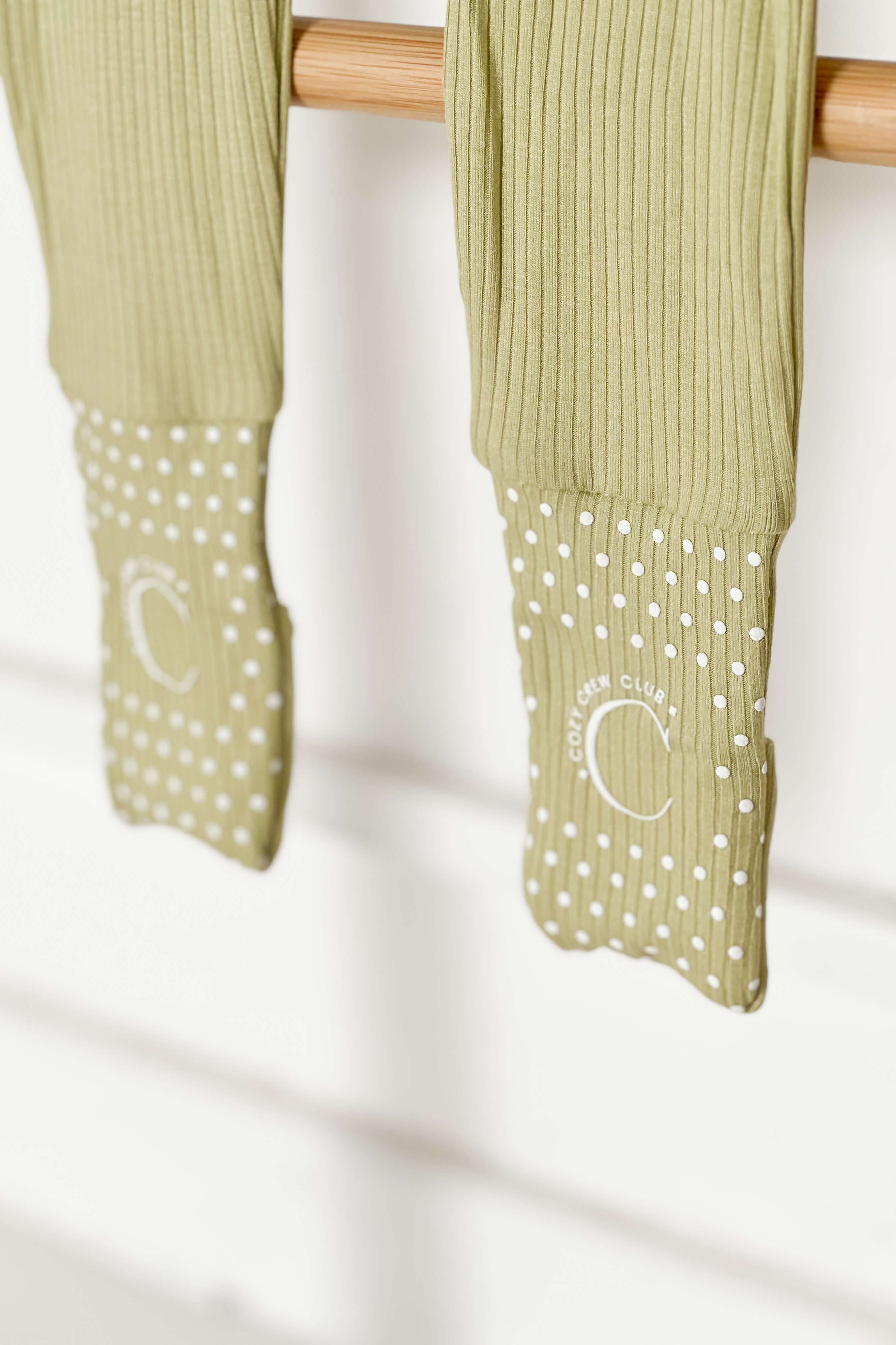 Green Ribbed Bamboo Zip Sleepsuit One Piece - Sleepsuits
