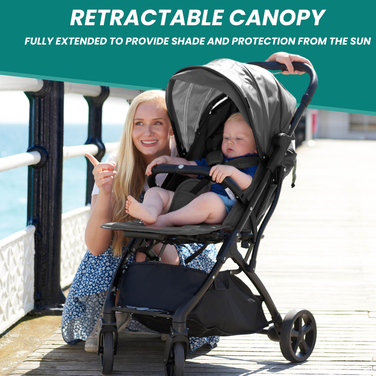 Lejoux Go Baby Travel Stroller Pram Pushchair Buggy