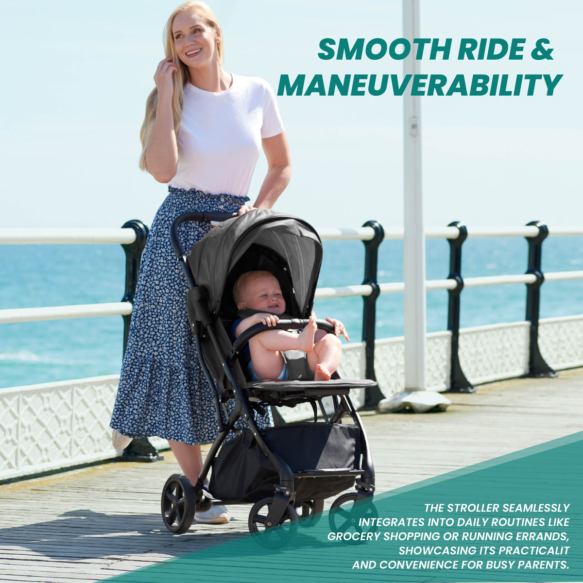 Lejoux Go Baby Travel Stroller Pram Pushchair Buggy