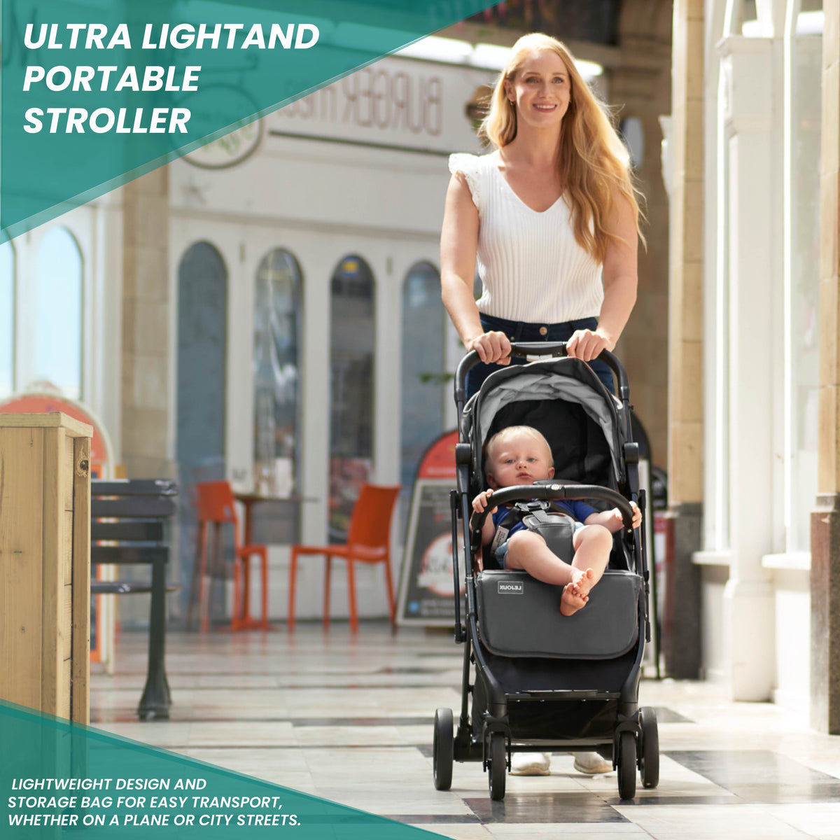Lejoux Go Baby Travel Stroller Pram Pushchair Buggy