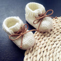 Hand-Woven Baby Shoes Baby Shoes For Men and Women - White / 10cm