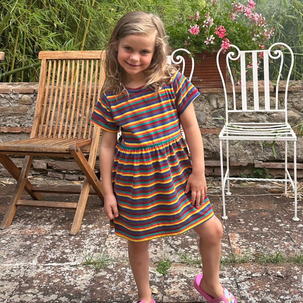 Hazel Rainbow Super Soft Cotton Baby Child Dress