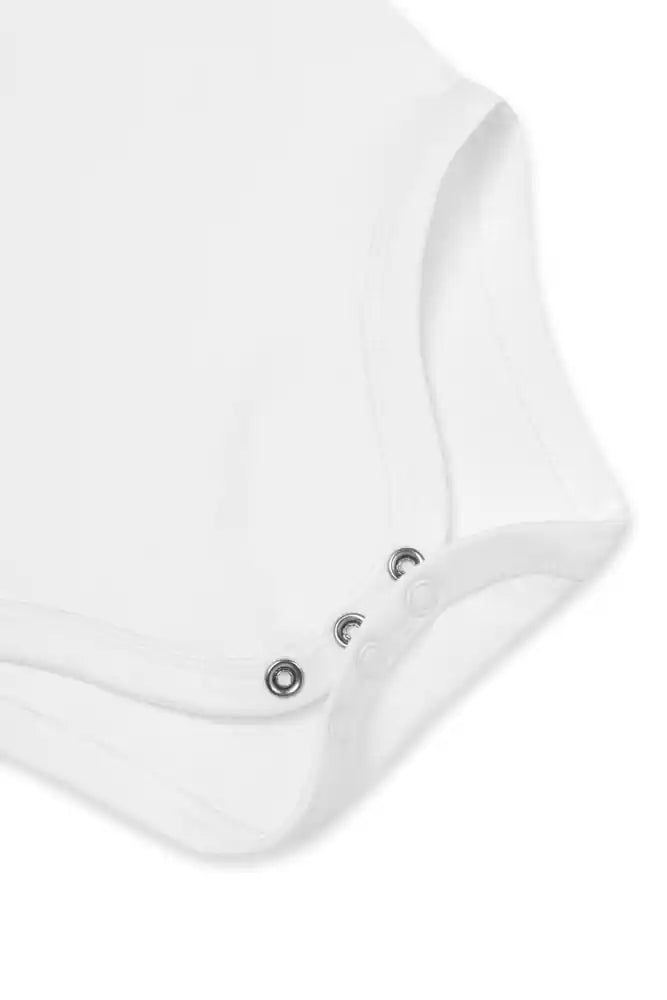 Hello World Bodysuit White 100% Cotton - Bodysuits