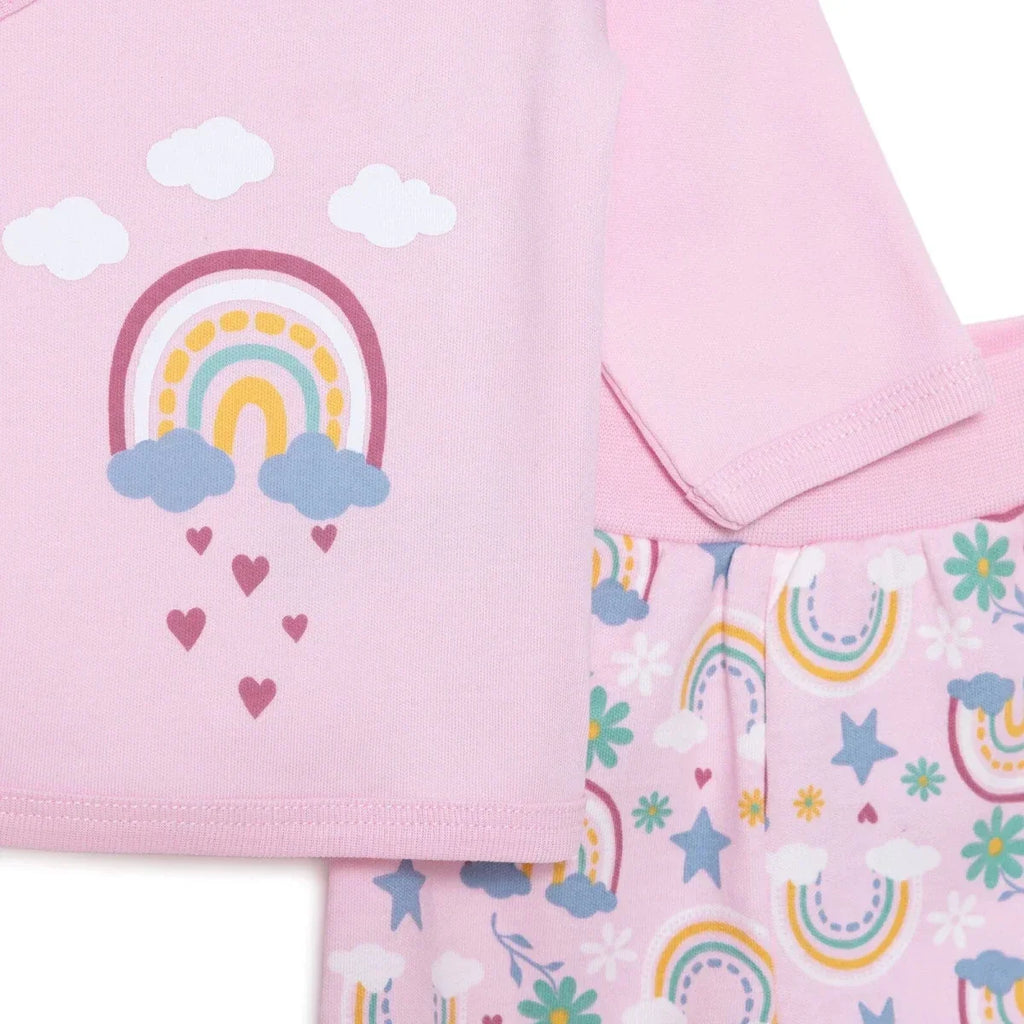 HelloBaby Girl 5 Piece Newborn Set - Light Pink - Light Pink / Newborn - Newborn Hospital Packs