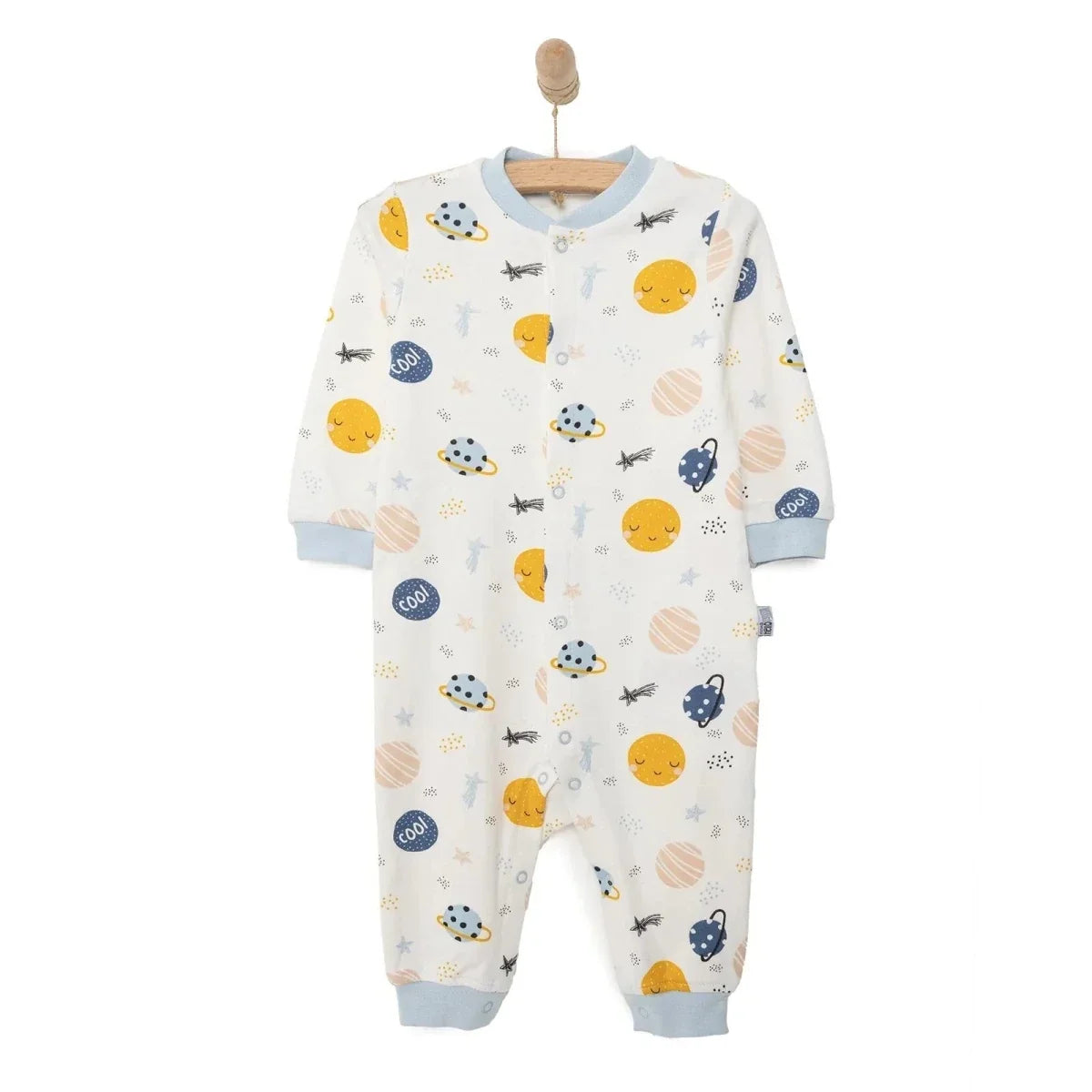 HelloBaby Newborn Boy Jumpsuit - Ecru - Baby Sleeping Bags & Sleepsuits