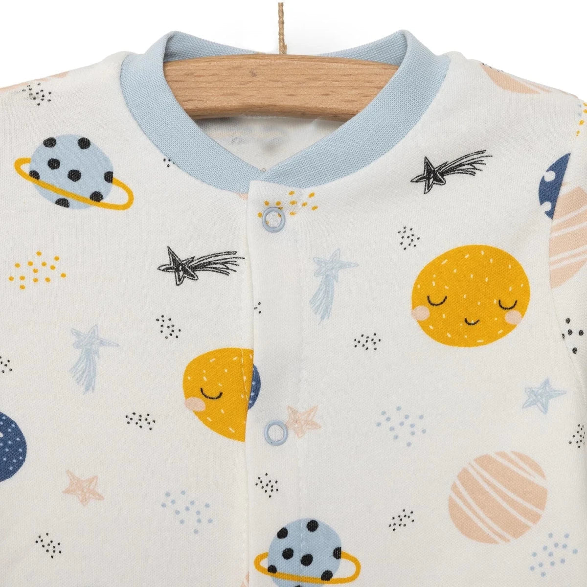 HelloBaby Newborn Boy Jumpsuit - Ecru - Baby Sleeping Bags & Sleepsuits