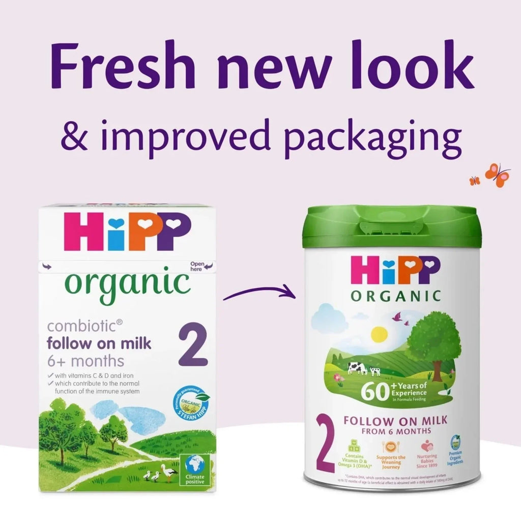 HiPP Organic 2 Follow on Baby Milk Formula from 6+ months 800g - Follow on Milk (6m+)