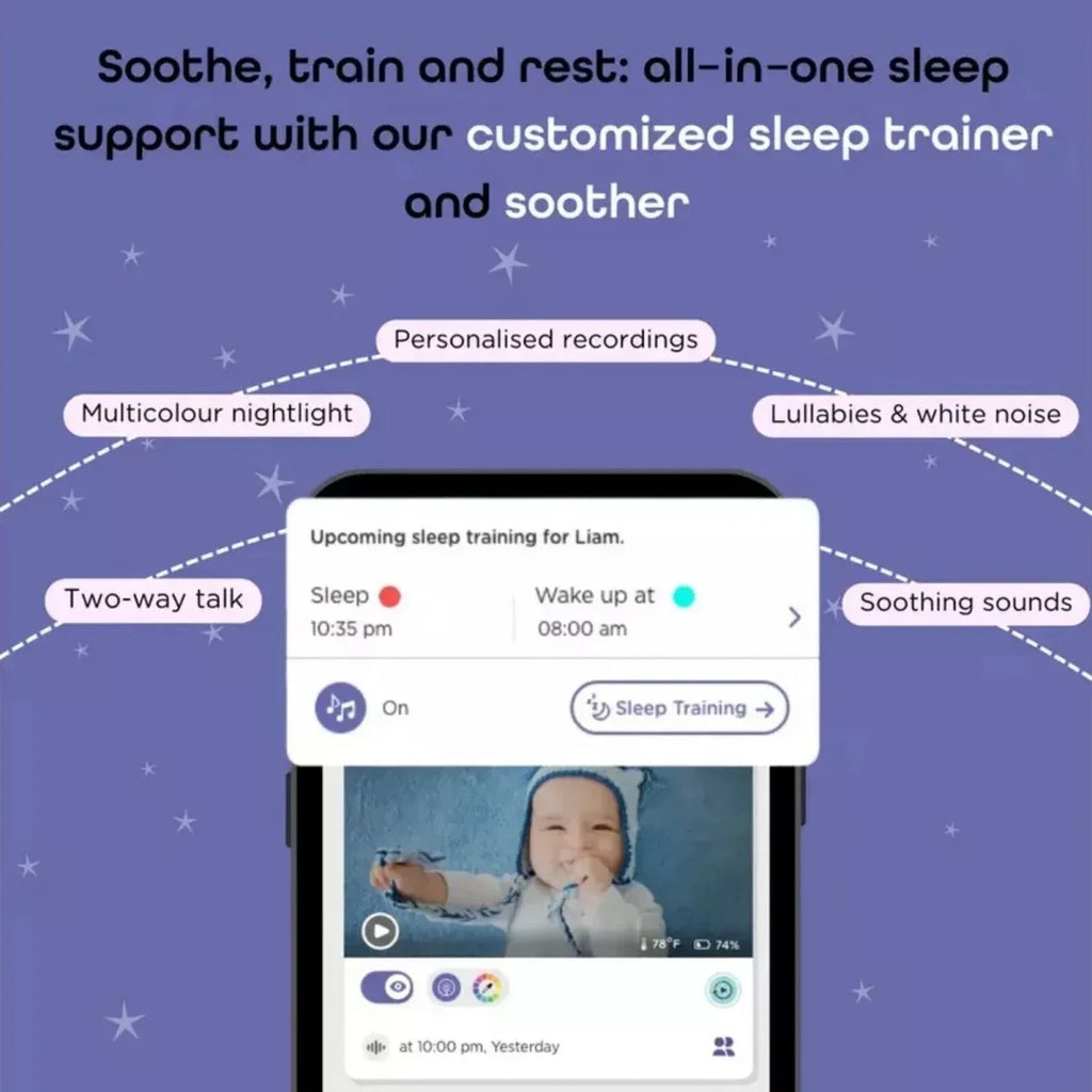 Hubble Nursery Pal Glow Smart Camera - Video Baby Monitors