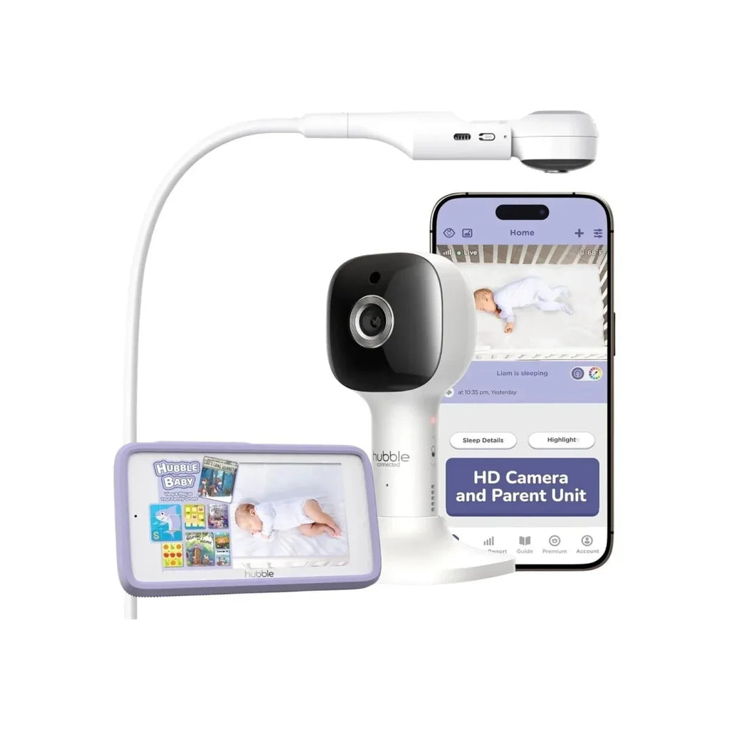 Hubble Pal SkyVision AI Pro 5’’ Video Baby Camera & Monitor - Smart Baby Monitors