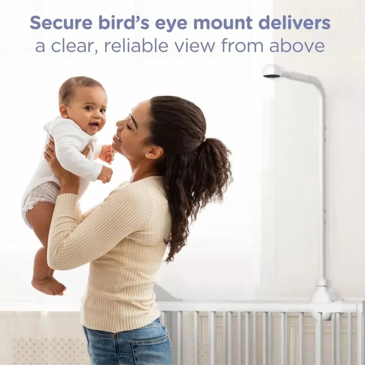 Hubble Pal SkyVision AI Pro 5’’ Video Baby Camera & Monitor - Smart Baby Monitors