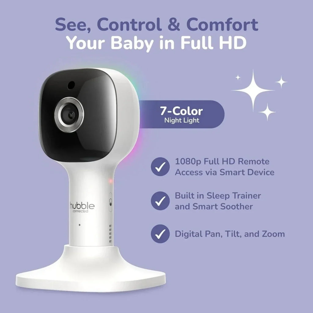 Hubble Pal SkyVision AI Pro 5’’ Video Baby Camera & Monitor - Smart Baby Monitors