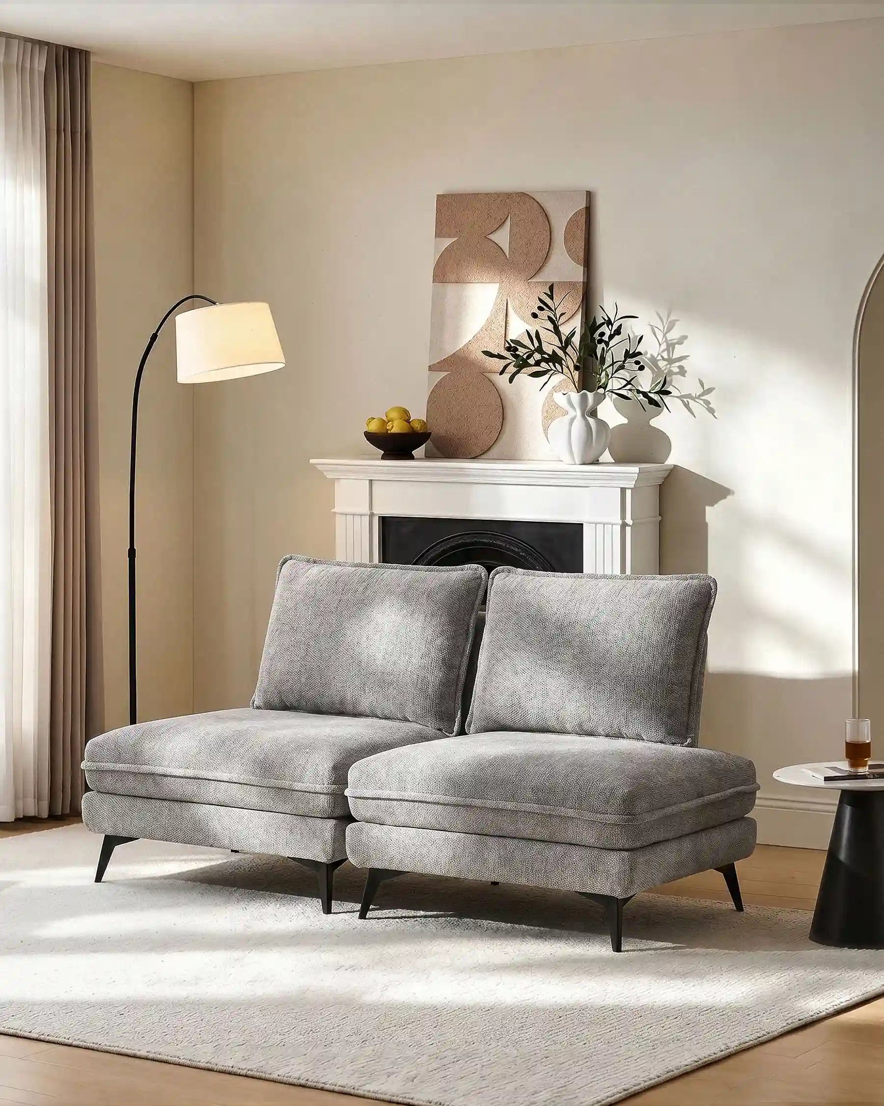 Hudson Grey Modular Sofa-6