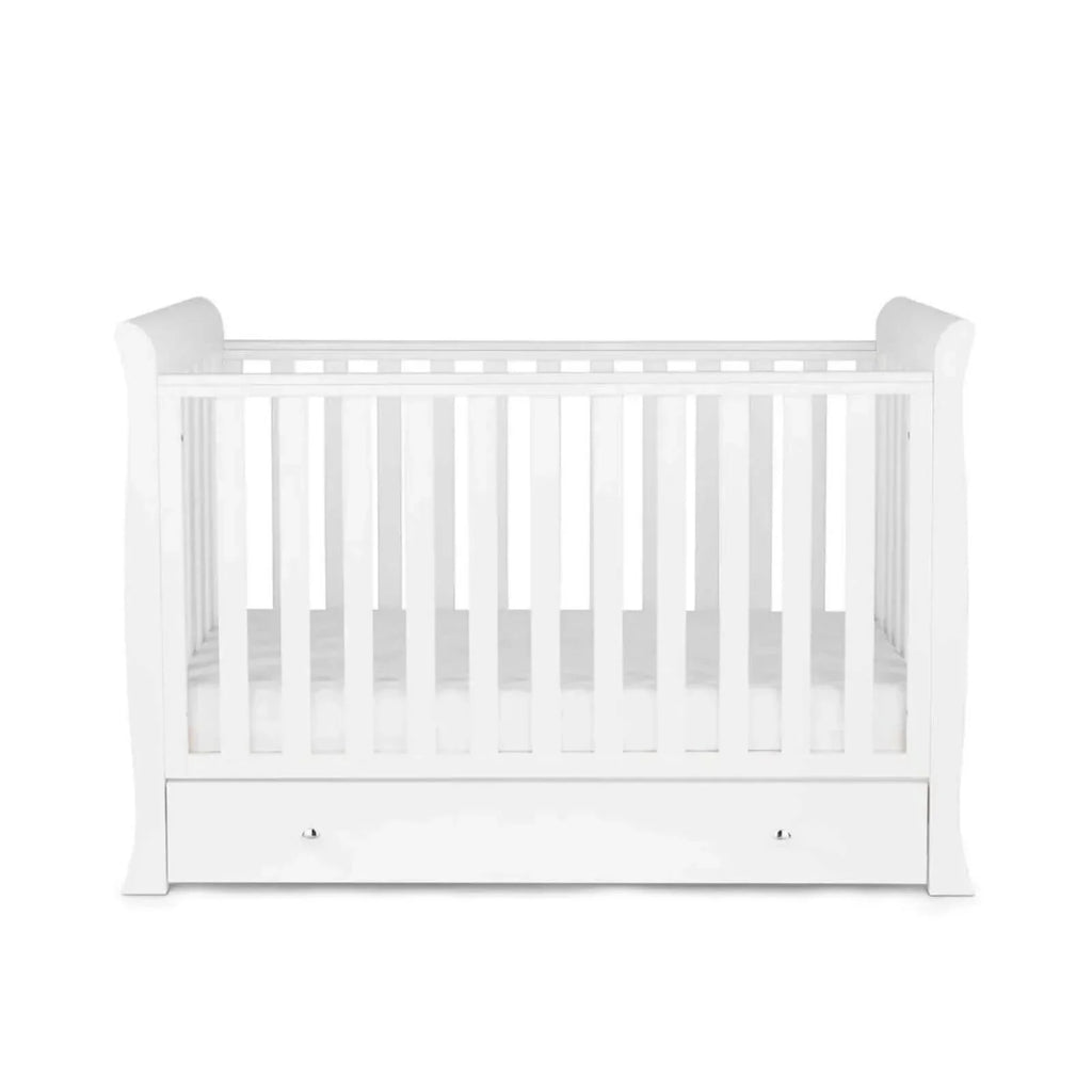 Ickle Bubba Snowdon 4 in 1 Mini 2 Piece Furniture Set White - Fibre Mattress - Fibre Mattress - 2 Piece Furniture Sets