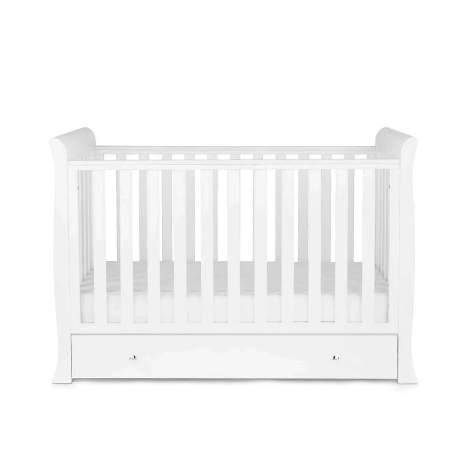 Ickle Bubba Snowdon 4 in 1 Mini 2 Piece Furniture Set White - Fibre Mattress - Fibre Mattress - 2 Piece Furniture Sets