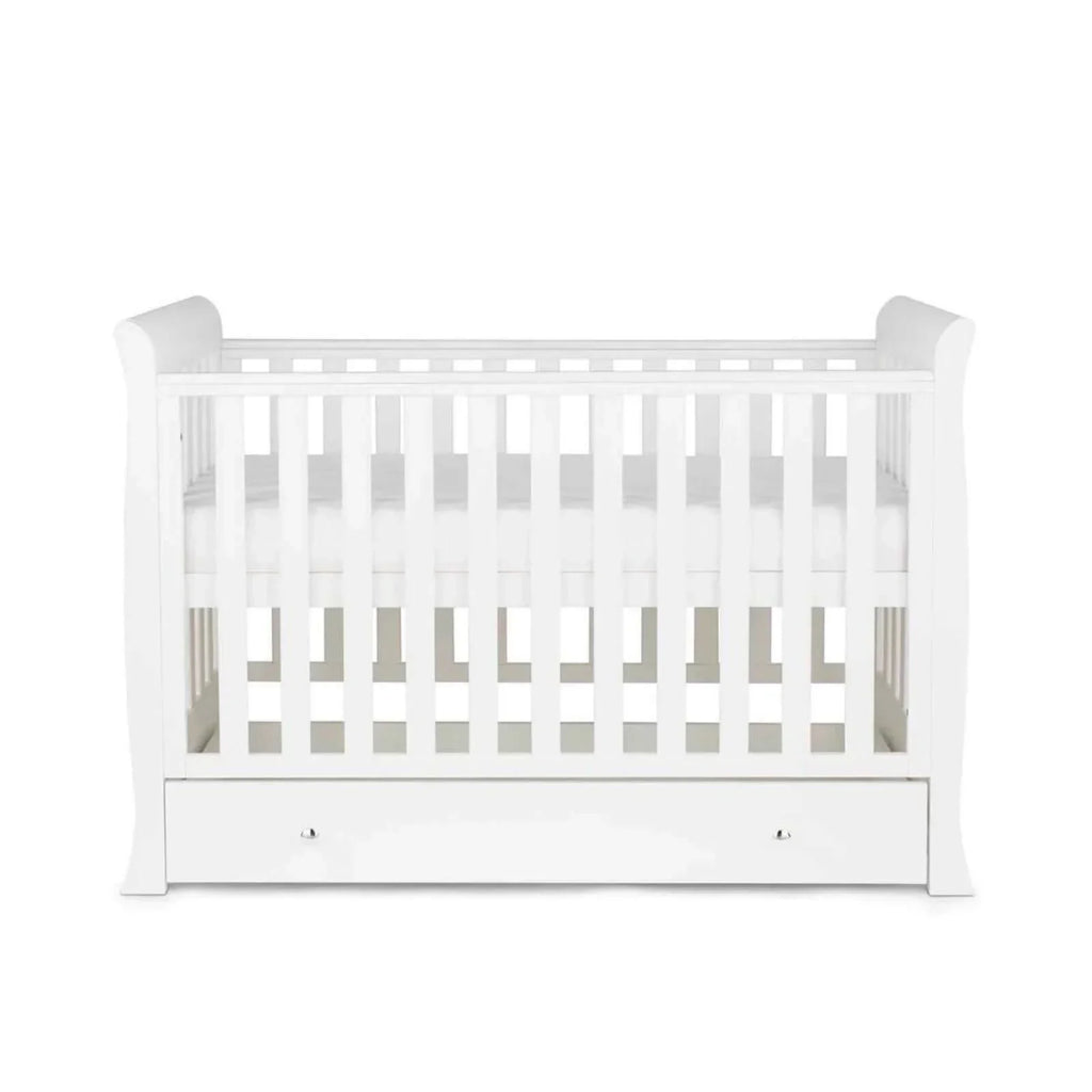 Ickle Bubba Snowdon 4 in 1 Mini 2 Piece Furniture Set White - Fibre Mattress - Fibre Mattress - 2 Piece Furniture Sets